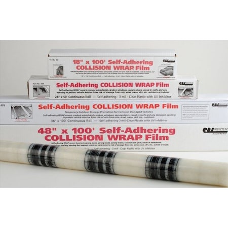 Rbl Products 24" X 50'  COLLISION WRAP FILM RB434